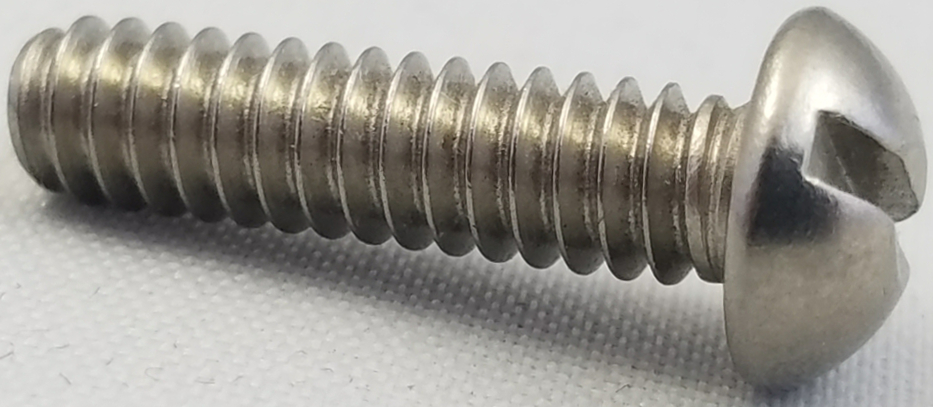 10 Pack #12-24 X 1 Inch Indented Hex Head Machine Screws, 18-8 Stainless Steel