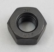 Item 150CN2H 1 1 2 6 ASTM A194 Grade 2H Heavy Hex Nut Plain Black Oxide